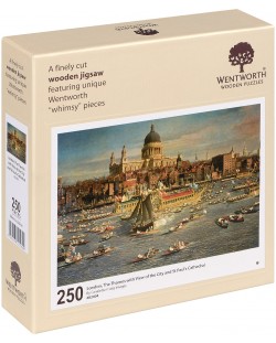 Пъзел Wentworth от 250 части – Изглед към катедрала Сейнт Пол от Темза, Лондон