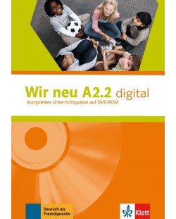 Wir Neu A2.2: digital DVD-ROM / Немски език - ниво A2.2: DVD носител