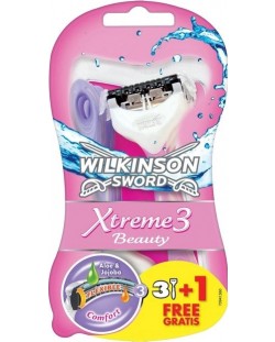 Wilkinson Sword Xtreme3 Дамска самобръсначка Comfort Beauty, 3 + 1 брoя