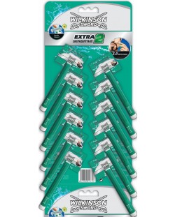 Wilkinson Sword Самобръсначки Extra2 Essential Sensitive, 12 броя