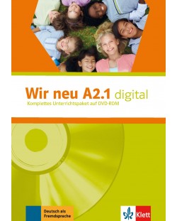 Wir Neu A2.1: digital DVD-ROM / Немски език - ниво A2.1: DVD носител