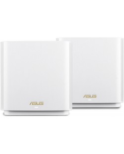 Wi-fi система ASUS - ZenWiFi XT8 V2, 6.6Gbps, 2 модула, бяла