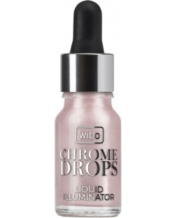 Wibo Течен хайлайтър за лице Chrome Drops, 01, 9 ml