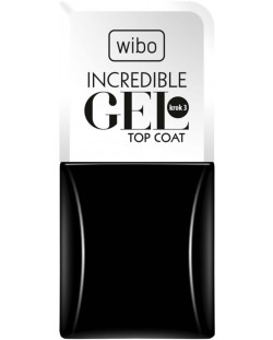 Wibo Топ лак за нокти Incredible Gel, 8.5 ml