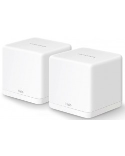 Wi-fi система Mercusys - Halo H30G, 1.3Gbps, 2 модула, бяла
