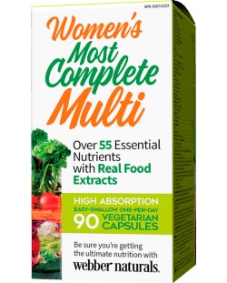 Women’s Most Complete Multi, 90 капсули, Webber Naturals