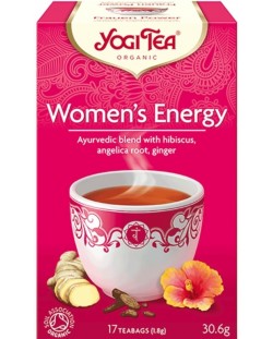 Women's Energy Билков чай, 17 пакетчета, Yogi Tea