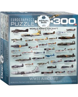 Пъзел Eurographics от 300 XL части - Самолети от Втората световна война