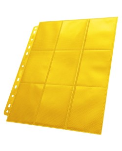 Ultimate Guard -18-Pocket Pages Side-Loading, жълти
