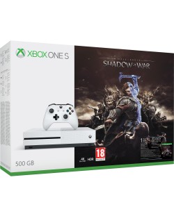 Xbox One S 500 GB + Middle-earth: Shadow of War