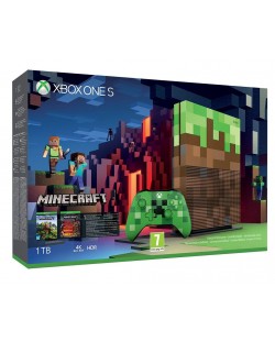 Xbox One S 1TB -  Minecraft Limited Edition