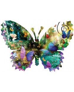 Пъзел SunsOut от 1000 части - Горска пеперуда, Аликсандра Мълинс
