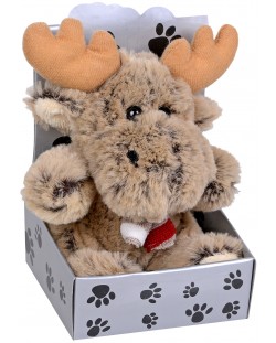 Плюшена играчка Morgenroth Plusch – Кафяв лос в кутия, 12 cm