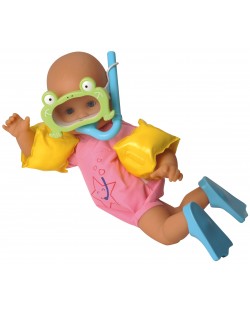 Кукла-бебе за баня Corolle – С аксесоари за плуване, 30 cm
