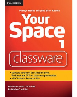 Your Space Level 1 Classware DVD-ROM with Teacher's Resource Disc / Английски език - ниво 1: DVD с интерактивна версия на учебника