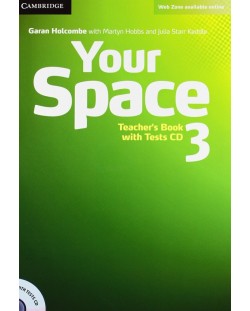 Your Space 3: Английски език - ниво А2 (книга за учителя + CD с тестове)