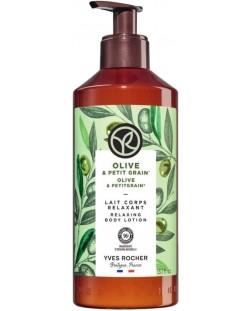 Yves Rocher Bain Nature Мляко за тяло, маслина и петигрен, 390 ml