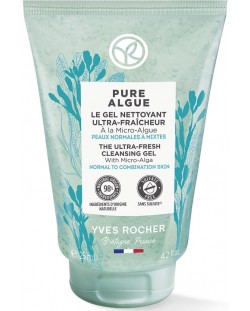 Yves Rocher Pure Algue Измиващ гел Ultra Fresh, 125 ml