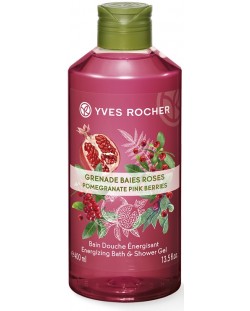 Yves Rocher Plaisirs Nature Душ гел, нар и червени плодове, 400 ml