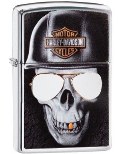 Запалка Zippo - Harley-Davidson Skull