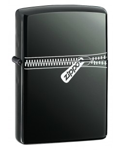 Запалка Zippo - Black Ice, цип, лого