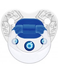 Залъгалка Wee Baby Evil Eye, 18+ м, бяла