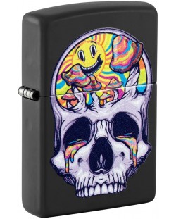 Запалка Zippo - Skull Moon Design, Glow in the Dark