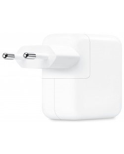 Зарядно устройство Apple - Dual Power Adapter, USB-C, 35W, бяло