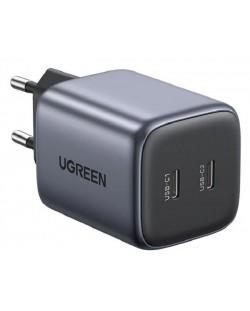 Зарядно устройство Ugreen - Nexode, USB-C, 45W, сиво