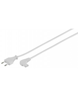 Захранващ кабел Vivanco - Schuko/Japan-8, 2 m, бял