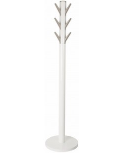Закачалка за дрехи Umbra - Flapper, 40 x 40 x 168 cm, бяла