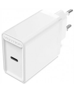 Зарядно устройство Vention - FADW0, USB-C, 20W, бяло