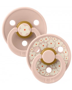 Залъгалки Bibs - Studio Colour Jasmine, Blush Mix, 6-18 м, 2 броя