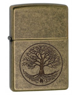 Запалка Zippo - Tree of Life Antique Brass