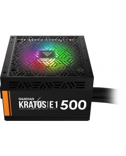 Захранване Gamdias - KRATOS E1-500 RGB, 500W