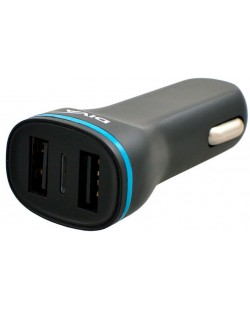Зарядно за кола Diva - Car Charger, USB-A, 15W, черно