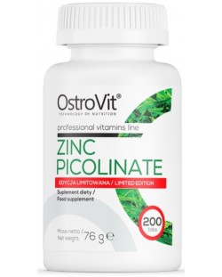 Zinc Picolinate Limited Edition, 15 mg, 200 таблетки, OstroVit