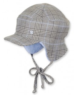 Зимна бебешка шапка с козирка Sterntaler - За момчета, 49 cm, 12-18 месеца