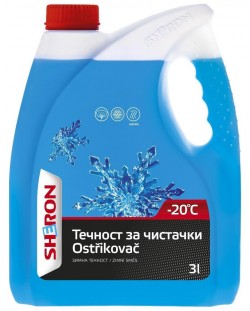 Зимна течност за чистачки Sheron - 3 l, -20 C