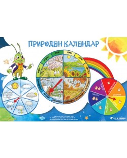 Златно ключе. Учебно табло: Природен календар за 1. група на детската градина. Учебна програма 2023/2024 г. (Бит и техника)