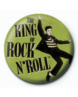 Значка Pyramid -  Elvis Presley (King of Rock n Roll)