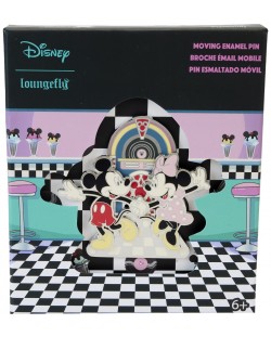 Значка Loungefly Disney: Mickey Mouse - Date Night Drive-In