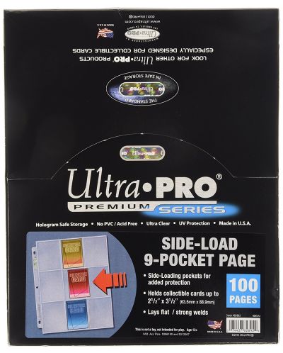 Ultra Pro - Premium Hologram Pages - 9 pocket, side load, standard size - 2