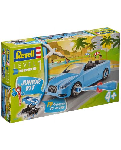 Сглобяем модел на състезателен автомобил Revell - Roadster  (00801) - 4