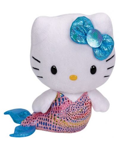 Плюшена играчка TY Toys Hello Kitty - Коте русалка, 14 cm, асортимент - 2
