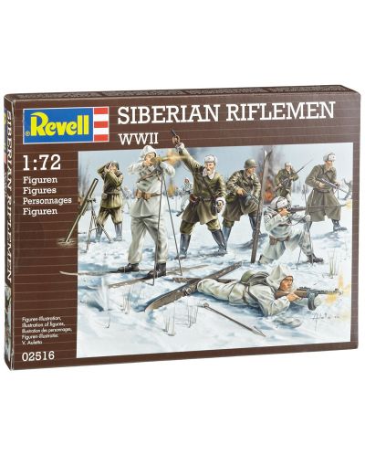 Фигури Revell - Siberian Riflemen WWII (02516) - 1