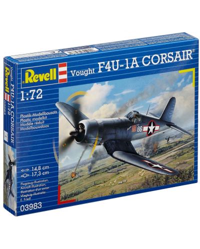 Сглобяем модел на военен самолет Revell - Vought F4U-1D CORSAIR (03983) - 2