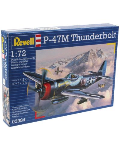 Сглобяем модел на военен самолет Revell - P-47 M Thunderbolt (03984) - 1