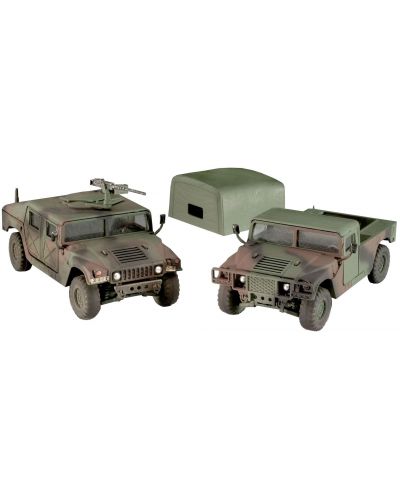 Сглобяем модел на военни джипове Revell - HMMWV M998 & M1025 (03137) - 1