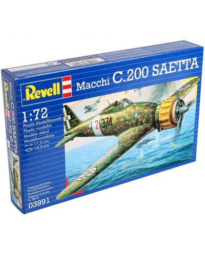 Сглобяем модел на военен самолет Revell - Macchi C.200 SAETTA (03991) - 3